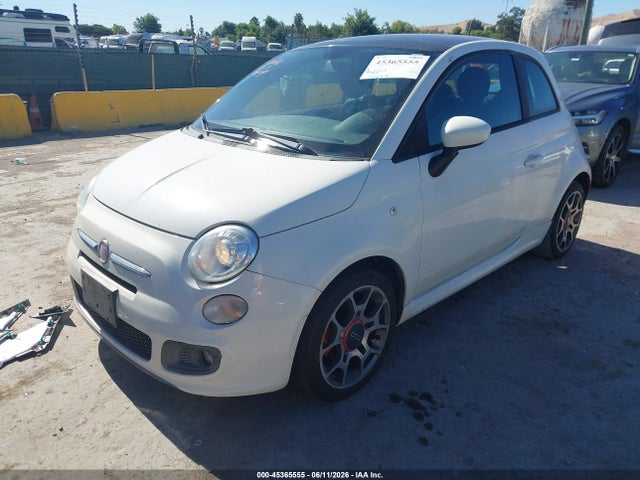 2012 Fiat 500 Sport მანქანა იყიდება აუქციონზე, vin: 3C3CFFBR7CT313536, აუქციონის ნომერი: 45365555