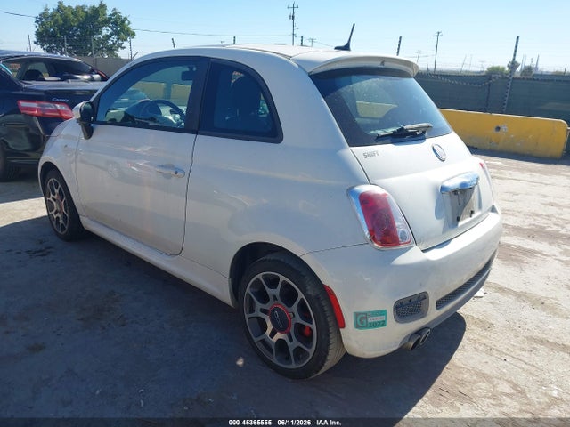 2012 Fiat 500 Sport მანქანა იყიდება აუქციონზე, vin: 3C3CFFBR7CT313536, აუქციონის ნომერი: 45365555
