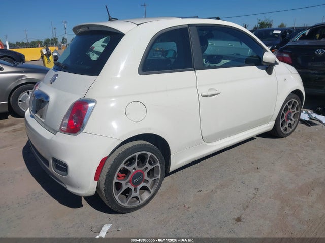 2012 Fiat 500 Sport მანქანა იყიდება აუქციონზე, vin: 3C3CFFBR7CT313536, აუქციონის ნომერი: 45365555