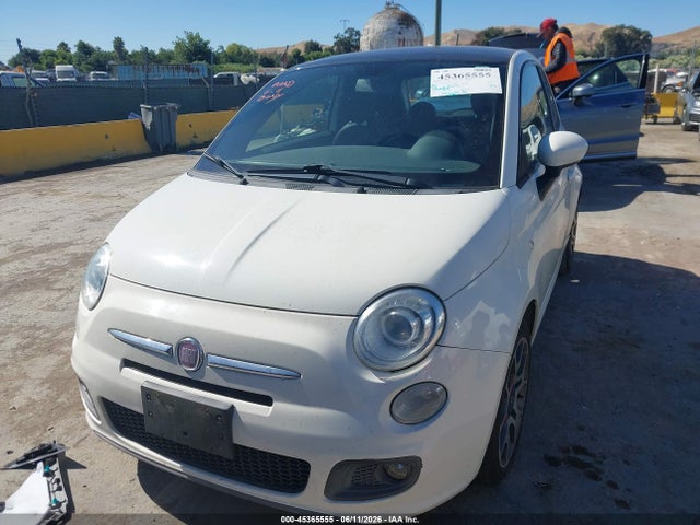 2012 Fiat 500 Sport მანქანა იყიდება აუქციონზე, vin: 3C3CFFBR7CT313536, აუქციონის ნომერი: 45365555