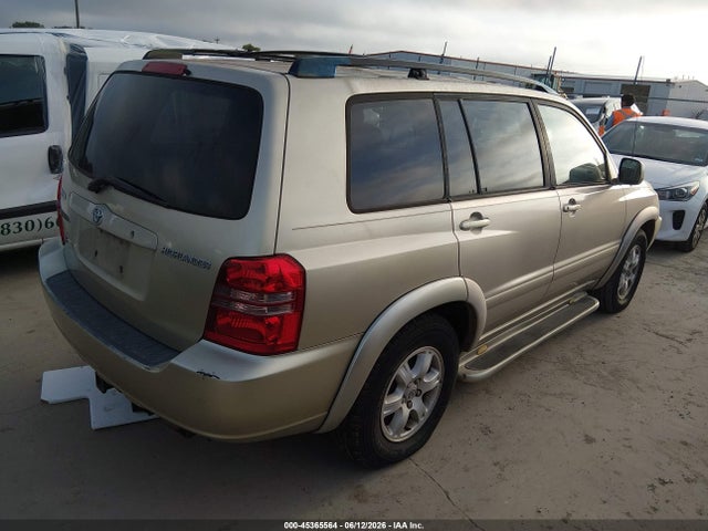 Aukcja sprzedaży 2003 Toyota Highlander V6, vin: JTEGF21AX30080651, numer aukcji: 45365564