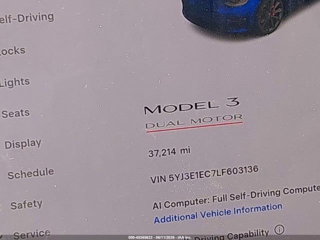 Tesla Model 3 Performance Dual Motor All-wheel Drive 2020 5YJ3E1EC7LF603136 Image 16