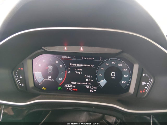 WA1DECF3XS1050448 Audi Q3 Premium 45 Tfsi S Line Quattro Tiptronic