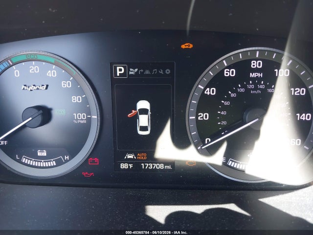 2016 Hyundai Sonata Hybrid Limited მანქანა იყიდება აუქციონზე, vin: KMHE34L11GA028849, აუქციონის ნომერი: 45365784