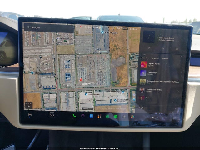 45365838 :رقم المزاد ، 7SAXCBE56NF328928 vin ، 2022 Tesla Model X Dual Motor All-wheel Drive مزاد بيع