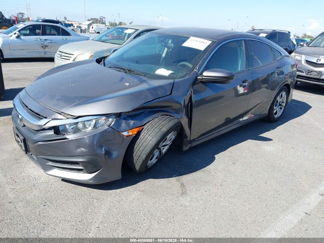 Honda Civic Lx 2018 2HGFC2F56JH598481 Image 2