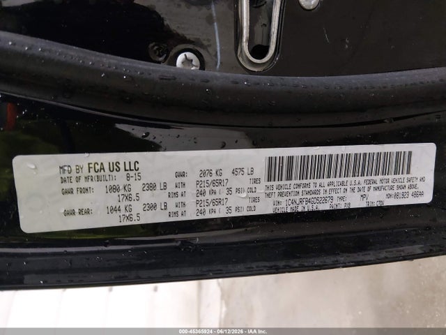 1C4NJRFB4GD522679 Jeep Patriot Latitude