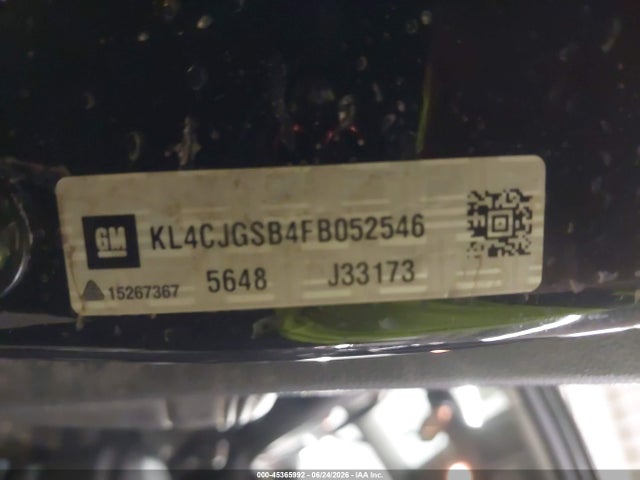 Aukcja sprzedaży 2015 Buick Encore Leather, vin: KL4CJGSB4FB052546, numer aukcji: 45365992