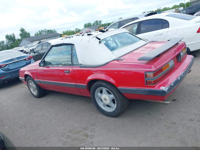 1985 Ford Mustang Lx/gt მანქანა იყიდება აუქციონზე, vin: 1FABP27M2FF117292, აუქციონის ნომერი: 45366186