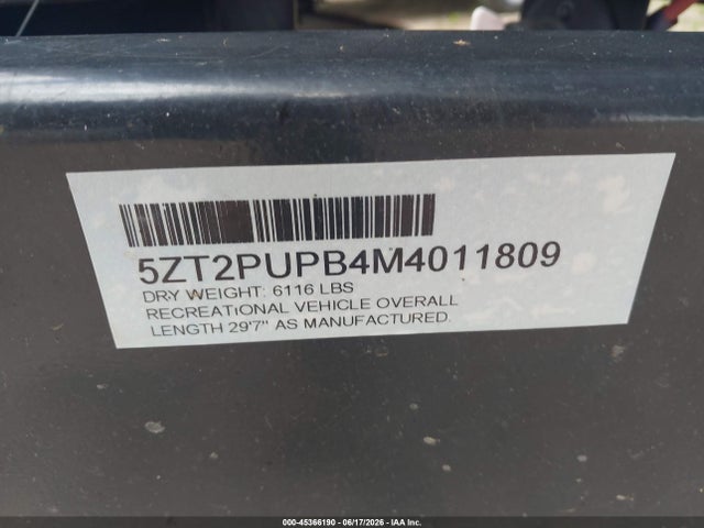 Продаж на аукціоні авто 2021 Forest River Other, vin: 5ZT2PUPB4M4011809, номер лоту: 45366190