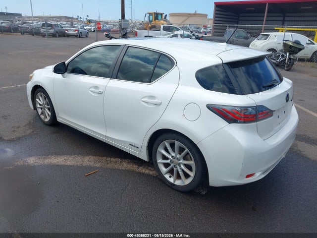 2013 Lexus Ct 200h მანქანა იყიდება აუქციონზე, vin: JTHKD5BH6D2122982, აუქციონის ნომერი: 45366231