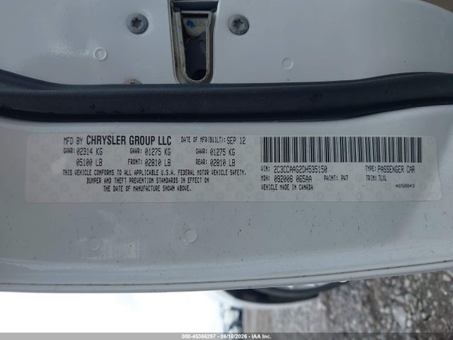 Aukcja sprzedaży 2013 Chrysler 300 Motown, vin: 2C3CCAAG2DH535150, numer aukcji: 45366297