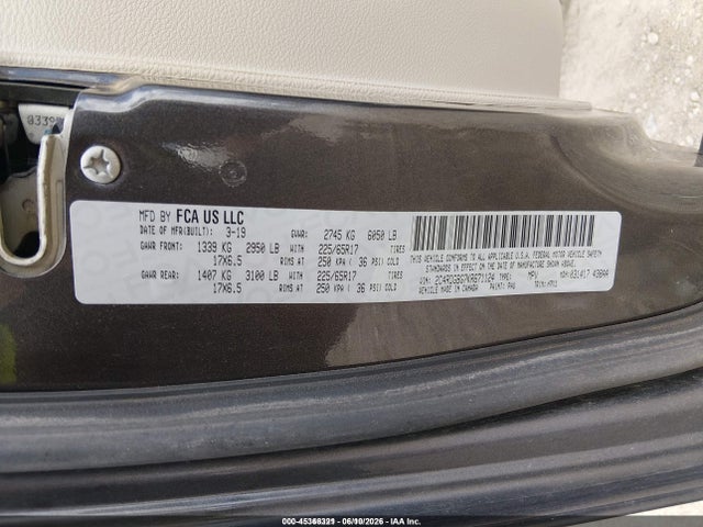 Dodge Grand Caravan Se 2019 2C4RDGBG7KR671124 Image 9