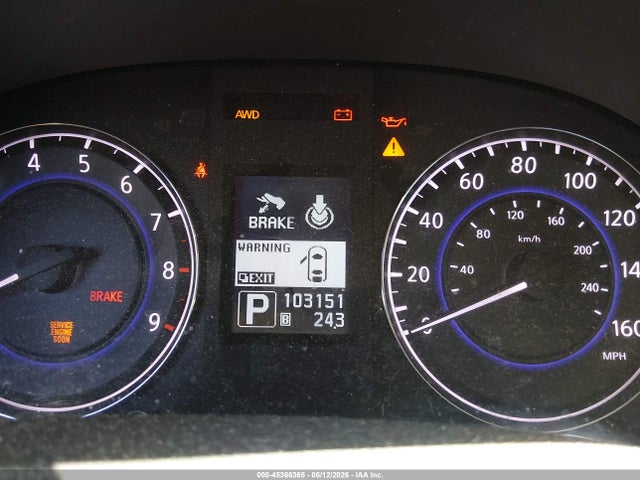 45366365 :رقم المزاد ، JN1CV6AR7DM757316 vin ، 2013 Infiniti G37x مزاد بيع