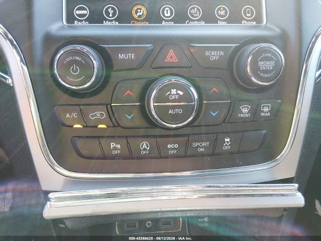 45366420 :رقم المزاد ، 1C4RJFBG2JC379584 vin ، 2018 Jeep Grand Cherokee Limited 4x4 مزاد بيع