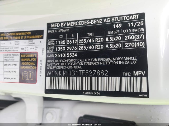 Aukcja sprzedaży 2026 Mercedes-benz Glc 300 4matic Coupe, vin: W1NKJ4HB1TF527882, numer aukcji: 45366609
