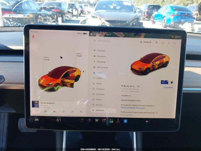 Auction sale of the 2019 Tesla Model 3 Long Range/performance, vin: 5YJ3E1EB9KF211751, lot number: 45366698
