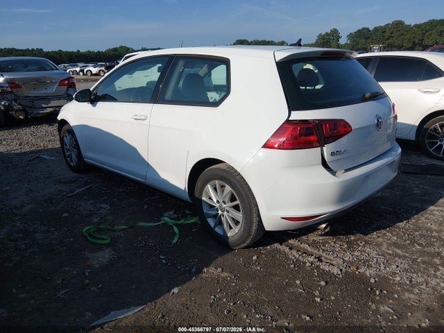 Aukcja sprzedaży 2015 Volkswagen Golf Tsi S 2-door, vin: 3VW917AUXFM055461, numer aukcji: 45366797