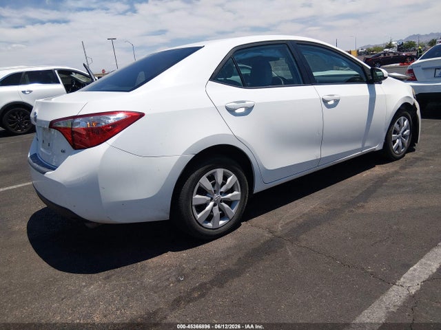 Auction sale of the 2016 Toyota Corolla Le, vin: 5YFBURHE5GP472910, lot number: 45366896