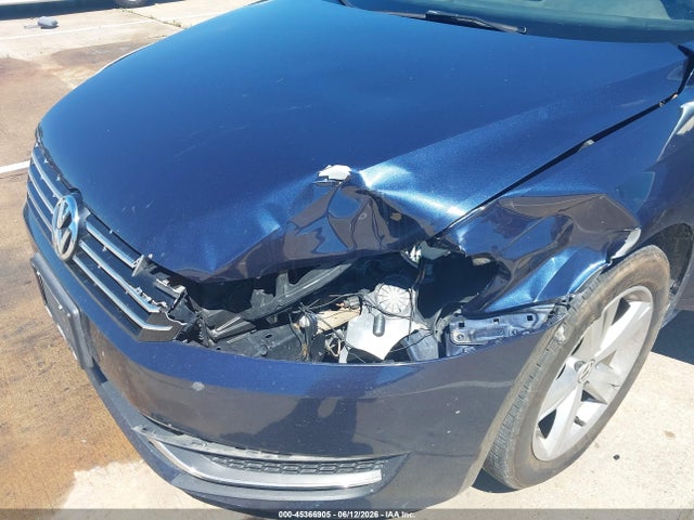 2013 Volkswagen Passat 2.0l Tdi Se მანქანა იყიდება აუქციონზე, vin: 1VWBN7A39DC000091, აუქციონის ნომერი: 45366905