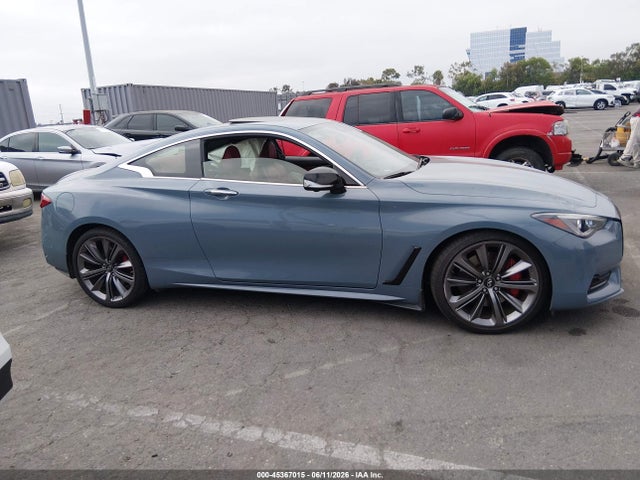 2021 Infiniti Q60 Red Sport 400 მანქანა იყიდება აუქციონზე, vin: JN1FV7LK2MM530246, აუქციონის ნომერი: 45367015