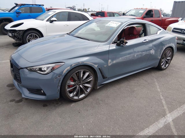 2021 Infiniti Q60 Red Sport 400 მანქანა იყიდება აუქციონზე, vin: JN1FV7LK2MM530246, აუქციონის ნომერი: 45367015