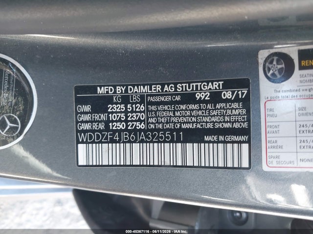 Mercedes-Benz E 300 2018 WDDZF4JB6JA325511 Image 9