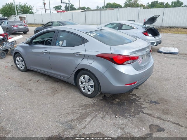 45367158 :رقم المزاد ، 5NPDH4AE9GH784560 vin ، 2016 Hyundai Elantra Se مزاد بيع