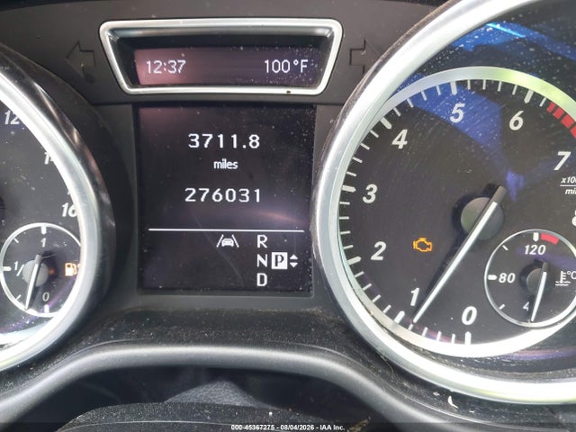 Продаж на аукціоні авто 2012 Mercedes-benz Ml 350 4matic, vin: 4JGDA5HB8CA027491, номер лоту: 45367275