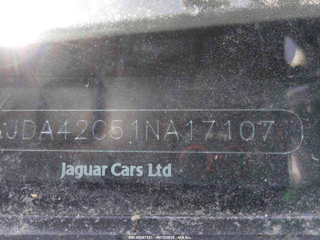 2001 Jaguar Xk8 მანქანა იყიდება აუქციონზე, vin: SAJDA42C51NA17107, აუქციონის ნომერი: 45367321