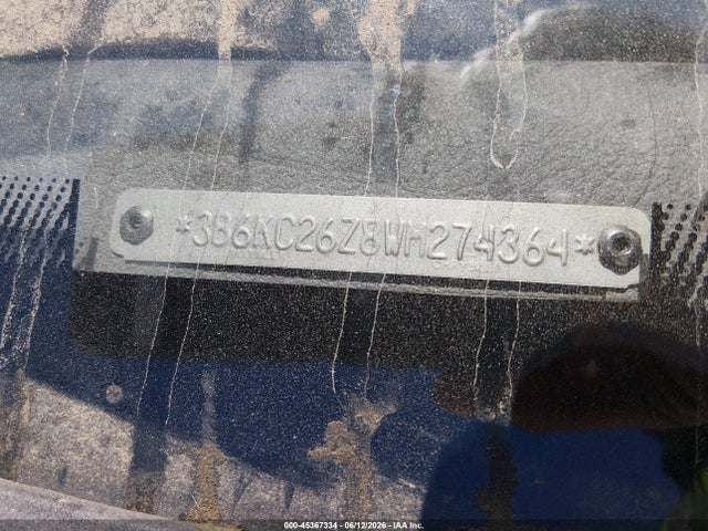 Aukcja sprzedaży 1998 Dodge Ram 2500, vin: 3B6KC26Z8WM274364, numer aukcji: 45367334