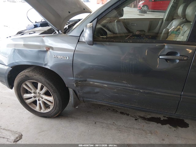 2006 Toyota Highlander Hybrid Limited V6 მანქანა იყიდება აუქციონზე, vin: JTEEW21A060016811, აუქციონის ნომერი: 45367344