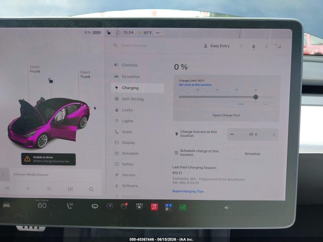 Tesla Model 3 Long Range 2021 5YJ3E1EB9MF868861 Image 17
