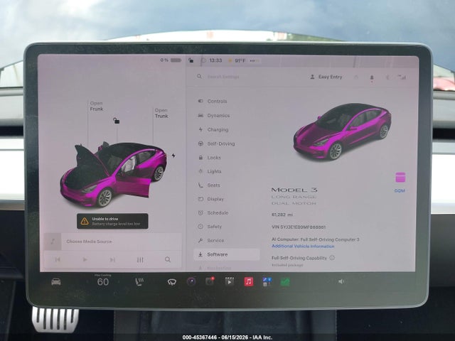 Tesla Model 3 Long Range 2021 5YJ3E1EB9MF868861 Image 7