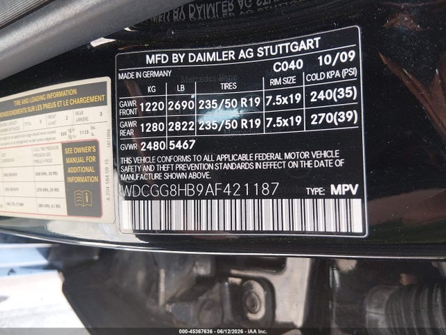 Продажа на аукционе авто 2010 Mercedes-benz Glk 350 4matic, vin: WDCGG8HB9AF421187, номер лота: 45367636