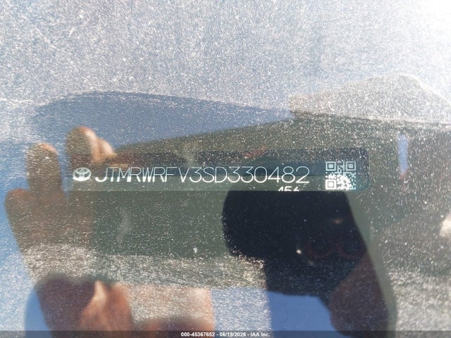 JTMRWRFV3SD330482 Toyota Rav4 Hybrid Xle