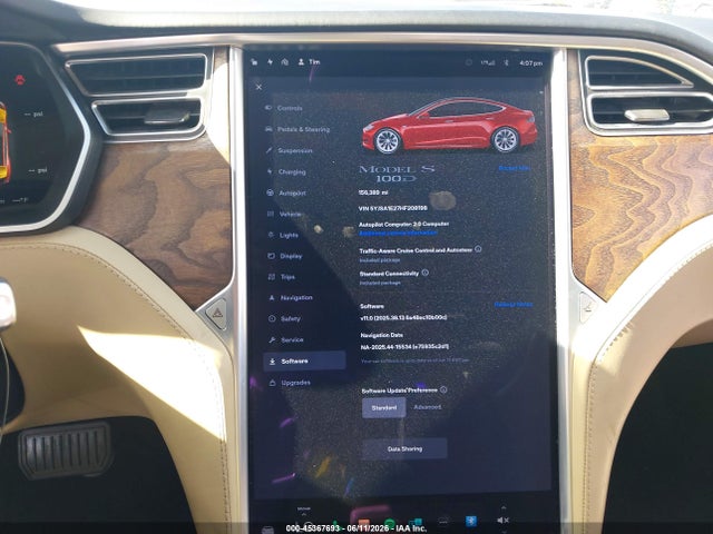 Tesla Model S 100d/60d/75d/90d/p100d 2017 5YJSA1E27HF208198 Image 19