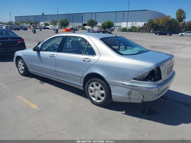 Aukcja sprzedaży 2000 Mercedes-benz S 500, vin: WDBNG75J9YA132271, numer aukcji: 45367788