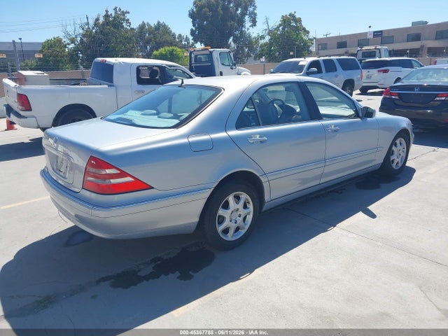 Aukcja sprzedaży 2000 Mercedes-benz S 500, vin: WDBNG75J9YA132271, numer aukcji: 45367788