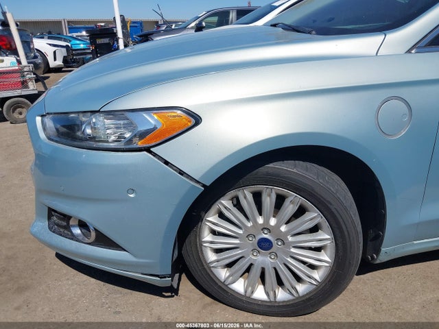 2013 Ford Fusion Energi Titanium მანქანა იყიდება აუქციონზე, vin: 3FA6P0SU1DR285843, აუქციონის ნომერი: 45367803