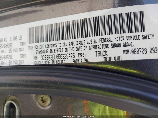 Aukcja sprzedaży 2014 Ram 3500 Laramie, vin: 3C63R3EL0EG329475, numer aukcji: 45367843