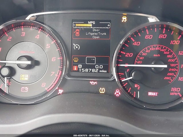 Aukcja sprzedaży 2017 Subaru Wrx Premium, vin: JF1VA1E67H9831997, numer aukcji: 45367878