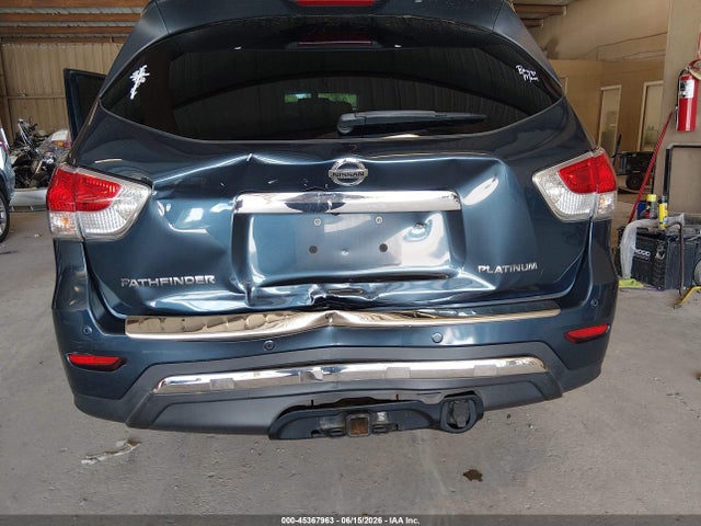 2014 Nissan Pathfinder Platinum მანქანა იყიდება აუქციონზე, vin: 5N1AR2MN5EC679616, აუქციონის ნომერი: 45367963