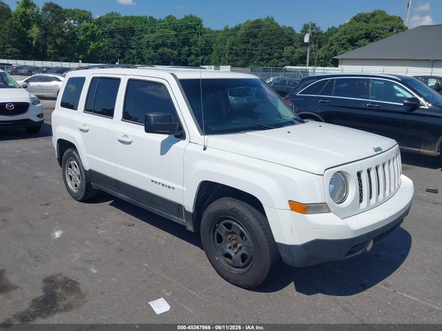2016 Jeep Patriot Sport მანქანა იყიდება აუქციონზე, vin: 1C4NJPBA1GD670273, აუქციონის ნომერი: 45367966