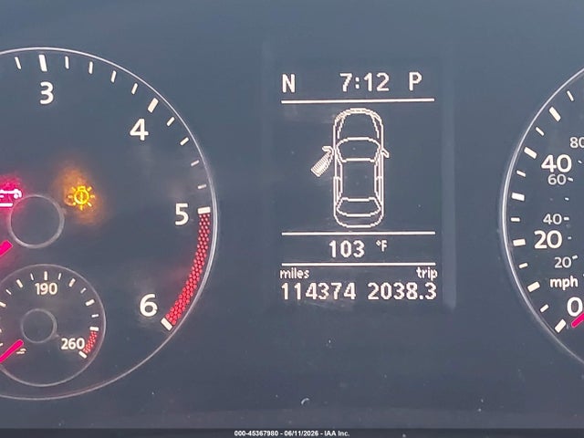 45367980 :رقم المزاد ، 1VWBN7A39CC017343 vin ، 2012 Volkswagen Passat 2.0l Tdi Se مزاد بيع