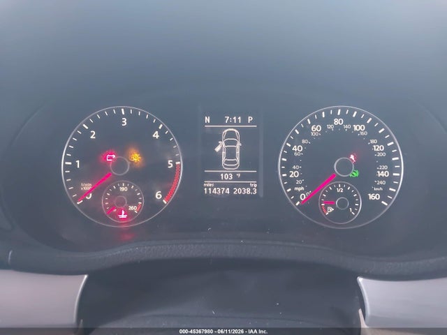 45367980 :رقم المزاد ، 1VWBN7A39CC017343 vin ، 2012 Volkswagen Passat 2.0l Tdi Se مزاد بيع