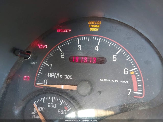 Aukcja sprzedaży 2003 Pontiac Grand Am Se, vin: 1G2NE52F43C326641, numer aukcji: 45368033