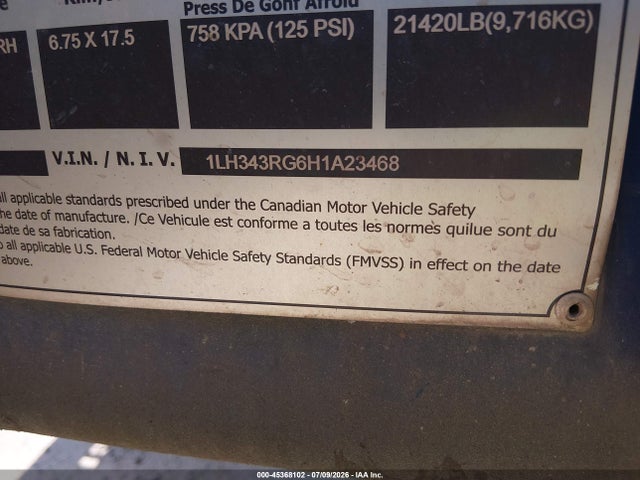 Landoll Flat Bed 2017 1LH343RG6H1A23468 Image 8