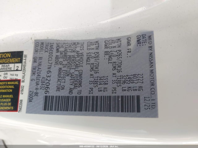 Nissan Frontier King Cab S 4x2 2026 1N6ED1CL7TN632066 Image 9