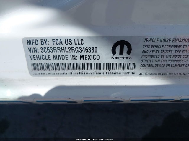 Продаж на аукціоні авто 2024 Ram 3500 Big Horn  4x4 8' Box, vin: 3C63RRHL2RG346380, номер лоту: 45368198